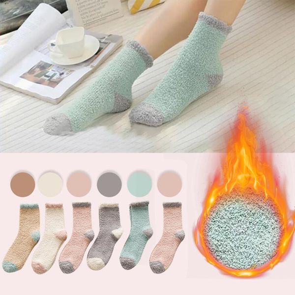 women thickening keeping warm sport socks sleeping wear thermal wool boots fleece floor christmas gift leg warmer accessories sports, Black
women thickening keeping warm sport socks sleeping wear thermal wool boots fleece floor christmas gift leg warmer accessories sports, Black
