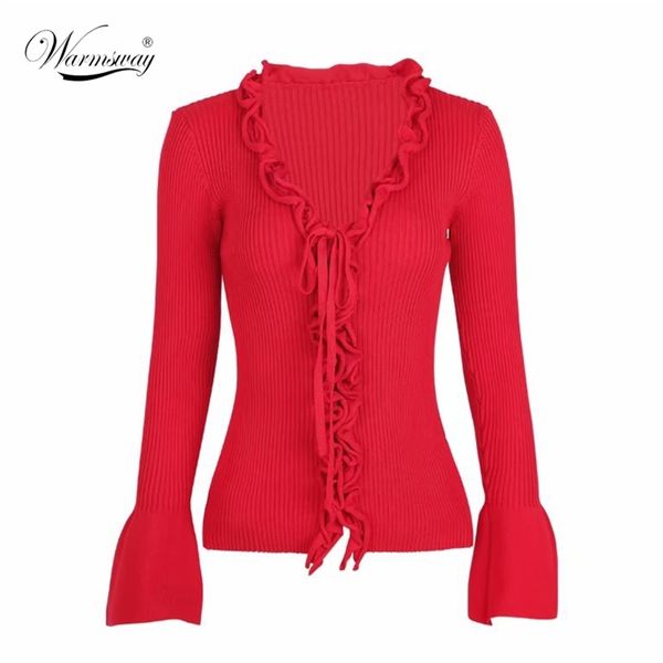 fall arrival slim v-neck ruffle women buttons sweater elastic flare sleeve knitted cardigans long c-162 210522, White
fall arrival slim v-neck ruffle women buttons sweater elastic flare sleeve knitted cardigans long c-162 210522, White
