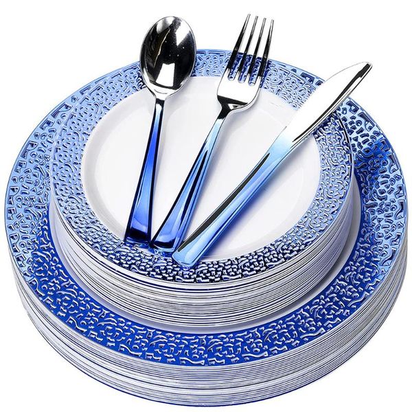 disposable dinnerware 50 pieces of tableware hollow lace plastic tray with set wedding birthday party decorations
disposable dinnerware 50 pieces of tableware hollow lace plastic tray with set wedding birthday party decorations