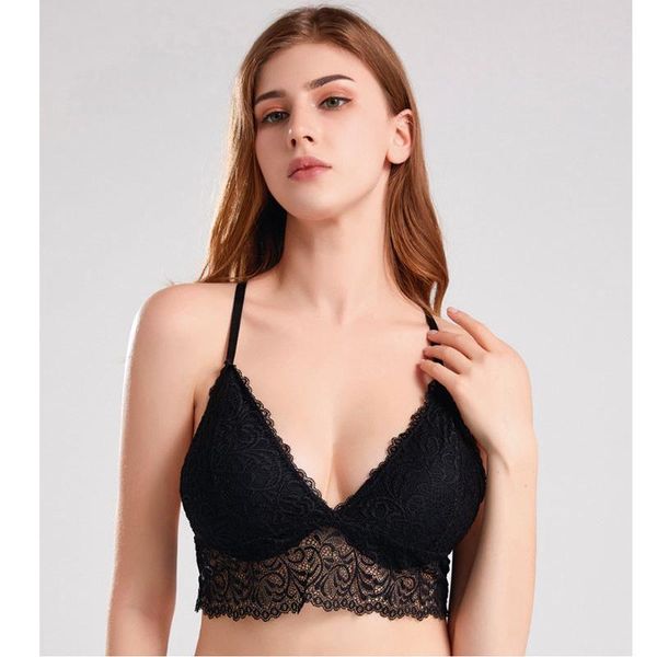 bras 1/2pcs women bralette french style lace bra girls triangle cup lingerie deep v wireless underwear soft thin seamless, Red;black
bras 1/2pcs women bralette french style lace bra girls triangle cup lingerie deep v wireless underwear soft thin seamless, Red;black