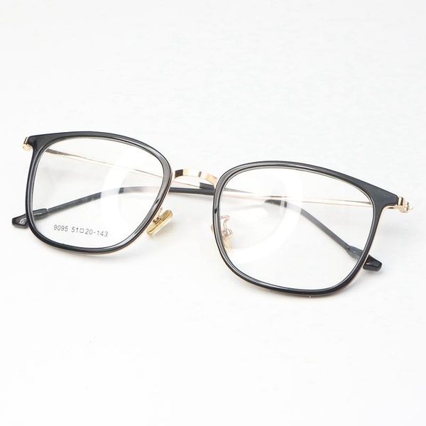 fashion sunglasses frames metal+tr square eyeglasses women's men can be equipped with myopia lenses optical frame, Black
fashion sunglasses frames metal+tr square eyeglasses women's men can be equipped with myopia lenses optical frame, Black