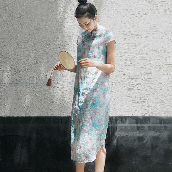johnature retro print plate buckle stand short sleeve cotton linen dress summer simple comfortable women fashion dress 210521, Black;gray
johnature retro print plate buckle stand short sleeve cotton linen dress summer simple comfortable women fashion dress 210521, Black;gray