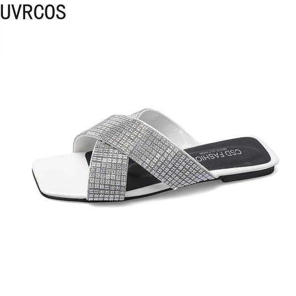 summer women's slippers fashion wild cross vamp color matching sequins modified 2021, Black
summer women's slippers fashion wild cross vamp color matching sequins modified 2021, Black