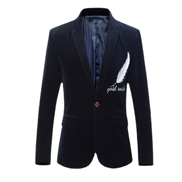 men's suits & blazers boutique fall winter velvet blazer single button slim fit suit jacket fashioncasual men singer costume formal eve, White;black
men's suits & blazers boutique fall winter velvet blazer single button slim fit suit jacket fashioncasual men singer costume formal eve, White;black