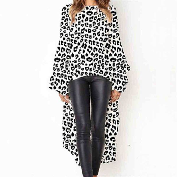 women's blouses & shirts ladies and fashion party for women loose blouse long leopard rpwo, White
women's blouses & shirts ladies and fashion party for women loose blouse long leopard rpwo, White