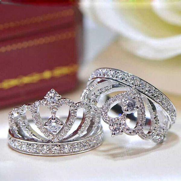 wedding rings fashion crown silver color zircon ring birthstone for women engagement 6-10, Slivery;golden
wedding rings fashion crown silver color zircon ring birthstone for women engagement 6-10, Slivery;golden