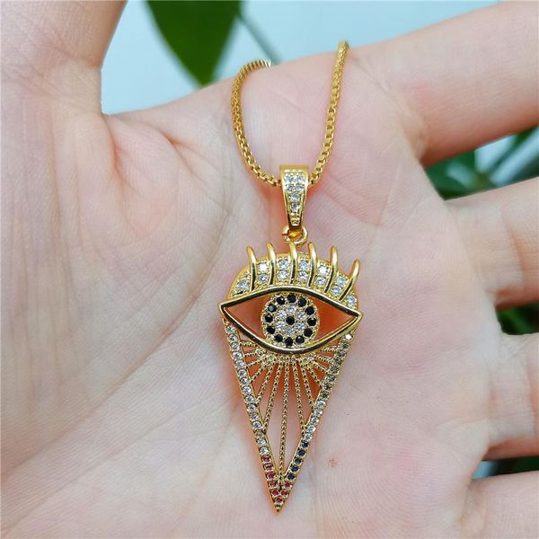 summer european and american evil eye gold medal pendant plated copper women's necklace necklaces, Silver
summer european and american evil eye gold medal pendant plated copper women's necklace necklaces, Silver