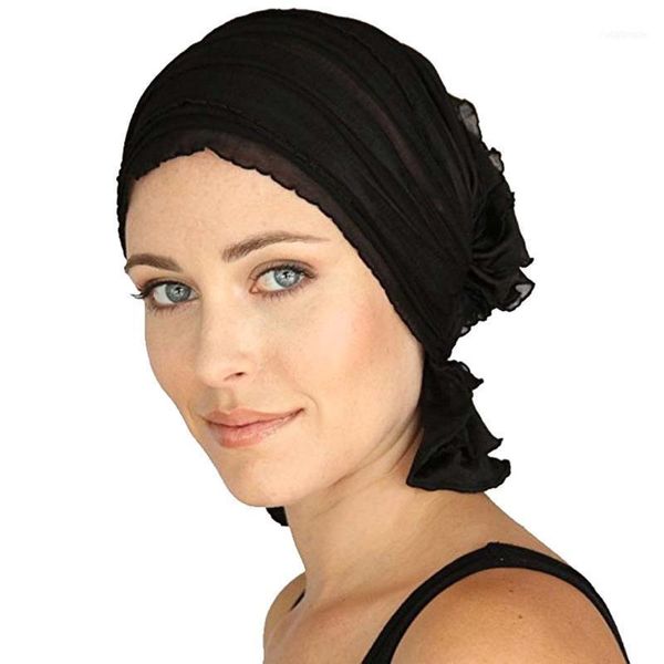 womens ruffle chemo hat beanie scarf turban headwear for cancer b2qd1, Yellow
womens ruffle chemo hat beanie scarf turban headwear for cancer b2qd1, Yellow