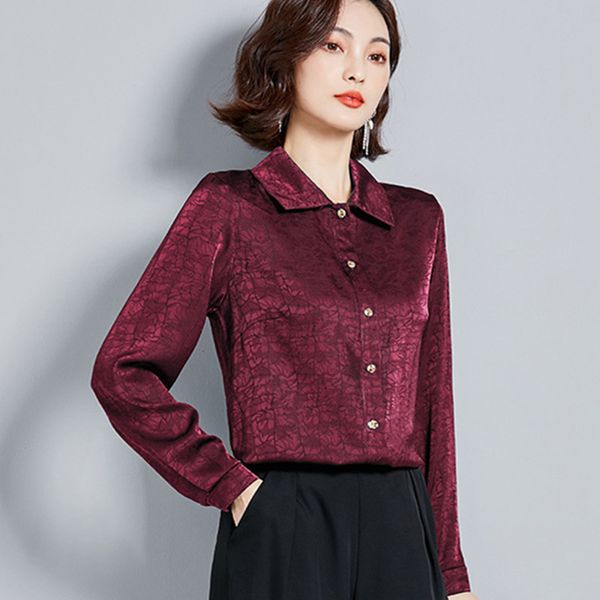 women silk shirts women satin blouse elegant woman long sleeve woman silk shirt autumn plus size 3xl/4xl 210427, White
women silk shirts women satin blouse elegant woman long sleeve woman silk shirt autumn plus size 3xl/4xl 210427, White