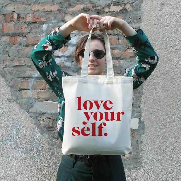 evening bags love your self shopping tote bag for women cartoon cute animals graphic harajuku canvas funny large capacity custom handbag gif
evening bags love your self shopping tote bag for women cartoon cute animals graphic harajuku canvas funny large capacity custom handbag gif