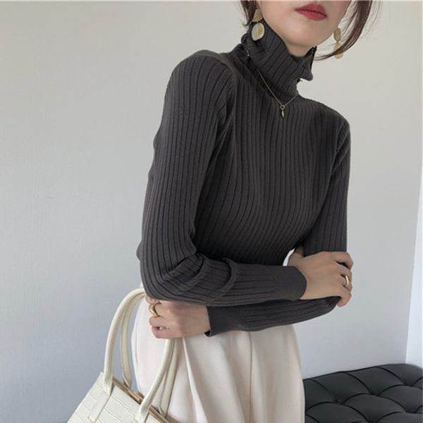 autumn spring ol minimalist slim-fit knitted pullovers women sweaters turtleneck sweater winter bottoming 210421, White;black
autumn spring ol minimalist slim-fit knitted pullovers women sweaters turtleneck sweater winter bottoming 210421, White;black