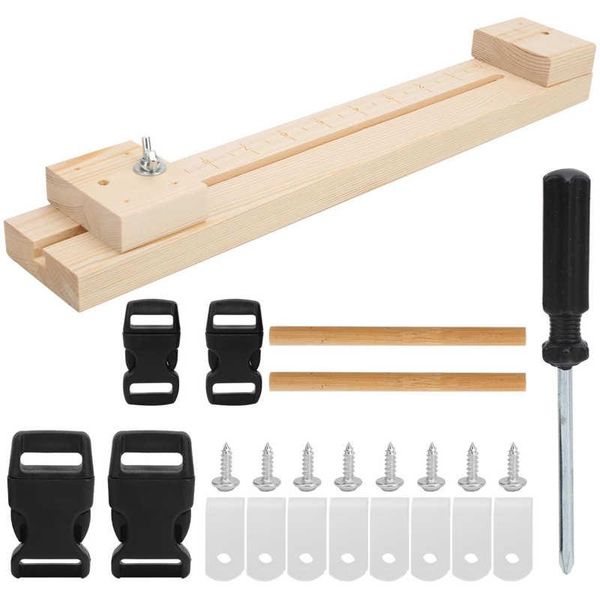 paracord bracelet weaving jig kit wooden wristband necklace maker diy craft fixing tool outdoor gadgets
paracord bracelet weaving jig kit wooden wristband necklace maker diy craft fixing tool outdoor gadgets