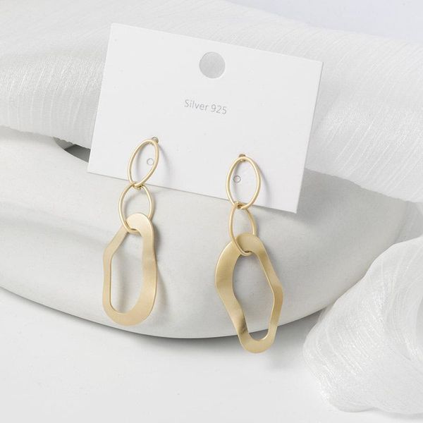 dangle & chandelier simple earrings retro metal female personality geometric irregular s925 silver needle
dangle & chandelier simple earrings retro metal female personality geometric irregular s925 silver needle
