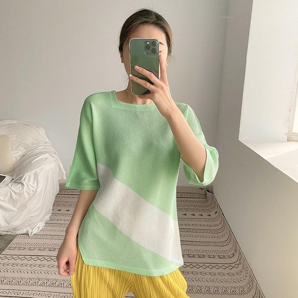 summer simple half sleeve pullover women all-match casual stretch pleated t-shirt 2021 zetb women's, White
summer simple half sleeve pullover women all-match casual stretch pleated t-shirt 2021 zetb women's, White