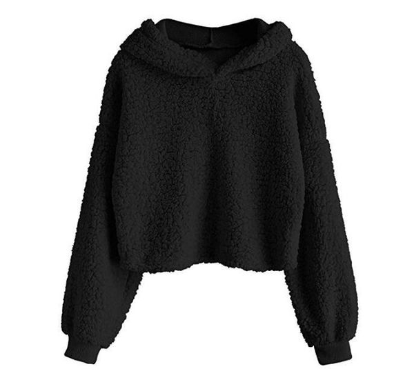 women's hoodies & sweatshirts women lumbar solid color hoodie 2021 round neck casual loose long sleeve crop sweatshirt blouse cropp, Black
women's hoodies & sweatshirts women lumbar solid color hoodie 2021 round neck casual loose long sleeve crop sweatshirt blouse cropp, Black