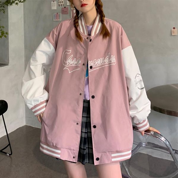 women's jackets 2021 coat ladies and jacket couple college style cardigan spring autumn baseball uniform, Black;brown
women's jackets 2021 coat ladies and jacket couple college style cardigan spring autumn baseball uniform, Black;brown