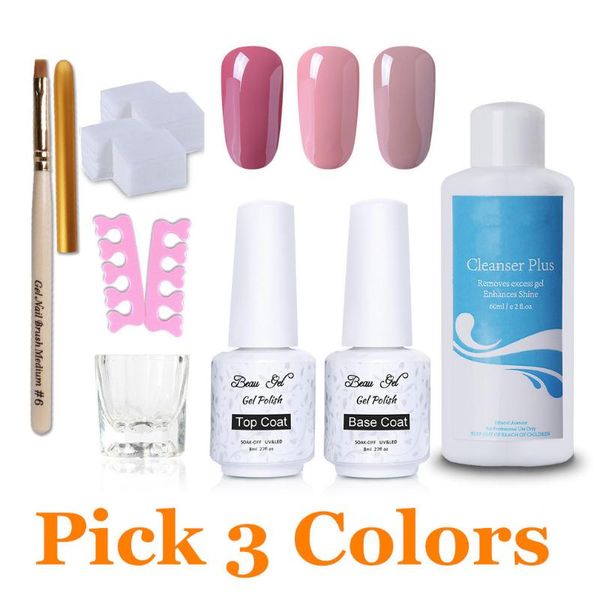 nail art kits beau gel manicure kit set pick 3 nude color uv polish soak off base&coat long lasting gelpolish tools
nail art kits beau gel manicure kit set pick 3 nude color uv polish soak off base&coat long lasting gelpolish tools