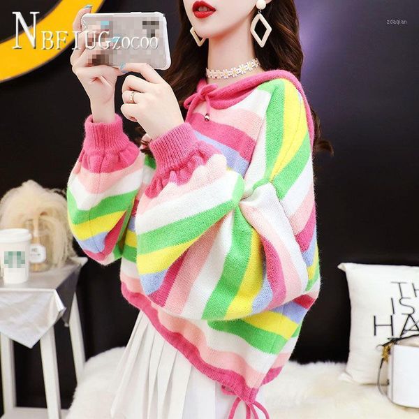 women's sweaters 2021 students pullover women sweater loose long sleeve knitting female, White;black
women's sweaters 2021 students pullover women sweater loose long sleeve knitting female, White;black