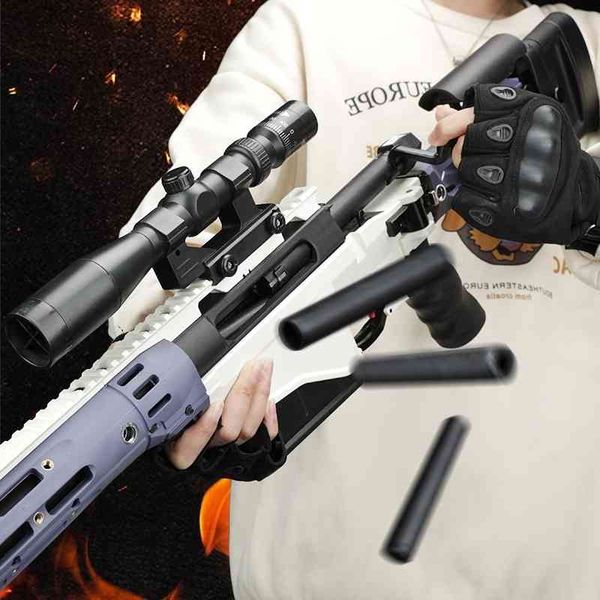 23jieying msr can launch simulation shell throwing awm sniper soft gun toy boy sun alloy model
23jieying msr can launch simulation shell throwing awm sniper soft gun toy boy sun alloy model