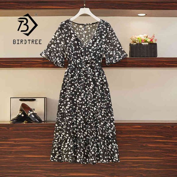 summer vintage plus size floral chiffon loose midi dress women short ruffle sleeve elegant v neck casual dresses d12701x 210419, Black;gray
summer vintage plus size floral chiffon loose midi dress women short ruffle sleeve elegant v neck casual dresses d12701x 210419, Black;gray