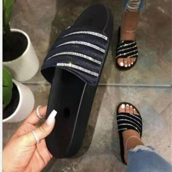 sandals plus size slippers women 2021 summer fashion all-match seven color rhinestone flat rainbow bottom, Black
sandals plus size slippers women 2021 summer fashion all-match seven color rhinestone flat rainbow bottom, Black