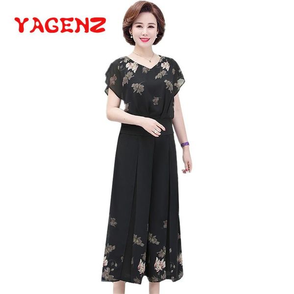plus size summer two piece set women short sleeve print chiffon and pants casual 2 clothes for 744 dress, White
plus size summer two piece set women short sleeve print chiffon and pants casual 2 clothes for 744 dress, White