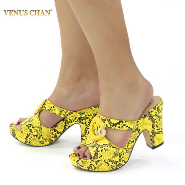 dress shoes arrival yellow color italian design women shoe slip on summer slipper lady heels, Black
dress shoes arrival yellow color italian design women shoe slip on summer slipper lady heels, Black
