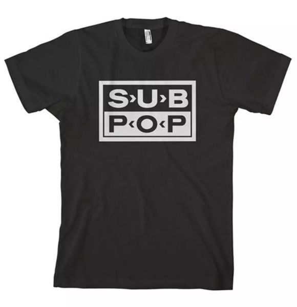 sub pop logo t-shirt black brand new classic proferssionally made and printed, White;black
sub pop logo t-shirt black brand new classic proferssionally made and printed, White;black