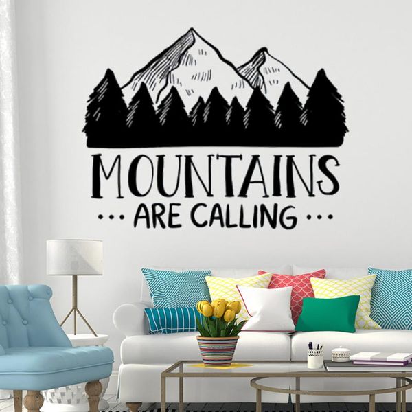 wall stickers travel decals mural quotes the mountains are calling home room livingroom decoration wallpaper dw4931
wall stickers travel decals mural quotes the mountains are calling home room livingroom decoration wallpaper dw4931