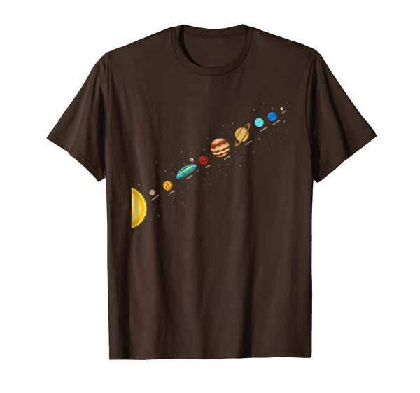 Flat Earth Believers Solar System View T-Shirt, Mainly pictures