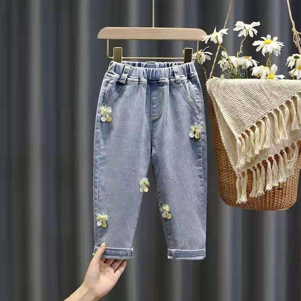 jeans girls' casual jeans, spring and autumn clothes, style trousers, children's net red pants, western, Blue
jeans girls' casual jeans, spring and autumn clothes, style trousers, children's net red pants, western, Blue