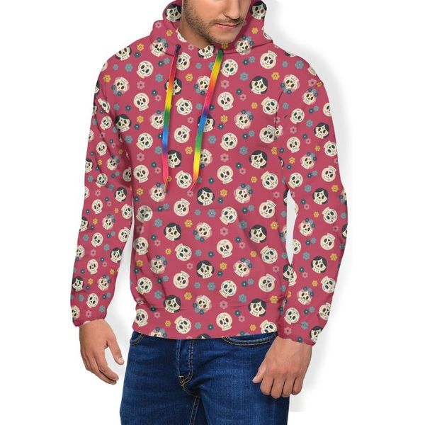 men's hoodies & sweatshirts mexican skulls hoodie halloween polyester winter long length streetwear nice pullover xxxl men, Black
men's hoodies & sweatshirts mexican skulls hoodie halloween polyester winter long length streetwear nice pullover xxxl men, Black