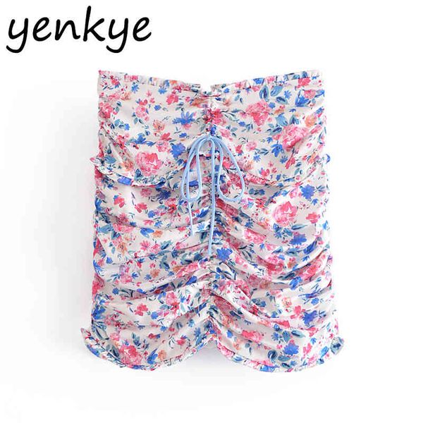 drawstring draped print floral skirt women back zipper high waist mini jupe femme summer holiday bohemian 210430, Black
drawstring draped print floral skirt women back zipper high waist mini jupe femme summer holiday bohemian 210430, Black