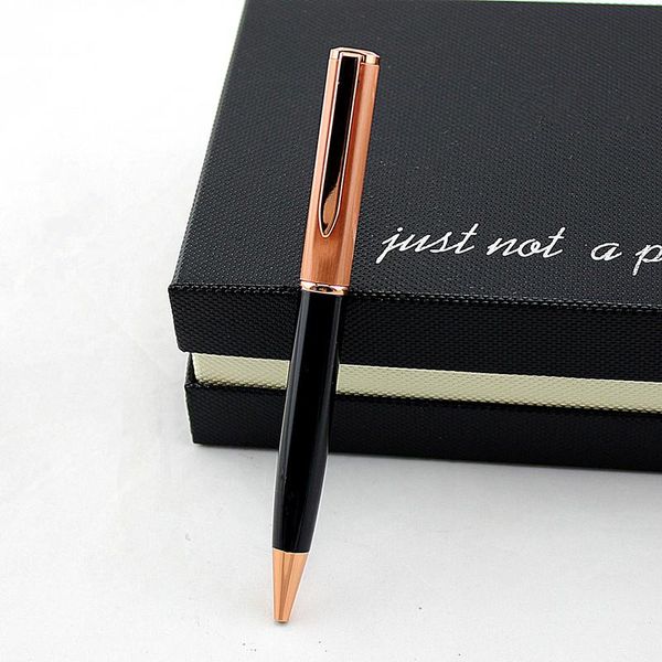 luxury rotating metal ballpoint pen black and rose gold ball pens steel bar oil commercial stationery for office school, Blue;orange
luxury rotating metal ballpoint pen black and rose gold ball pens steel bar oil commercial stationery for office school, Blue;orange
