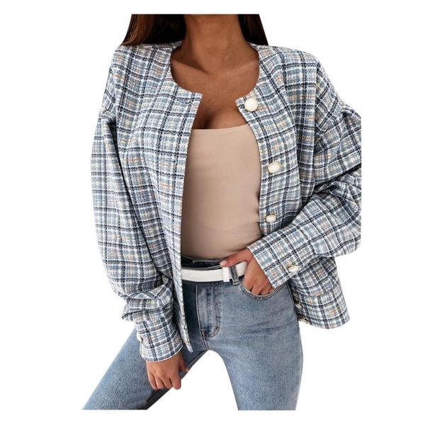women's jackets women fashion autumn casual plaid printing print coat long sleeve button jacket fall clothes for chaquetas, Black;brown
women's jackets women fashion autumn casual plaid printing print coat long sleeve button jacket fall clothes for chaquetas, Black;brown