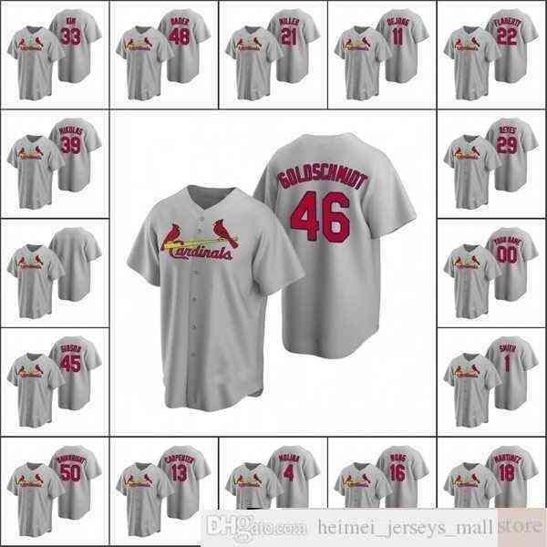 2022 men #16 kolten wong baseball jerseys 46 paul goldschmidt 4 yadier molina kim bader dejong custom women youth kid gray road jersey, Black
2022 men #16 kolten wong baseball jerseys 46 paul goldschmidt 4 yadier molina kim bader dejong custom women youth kid gray road jersey, Black
