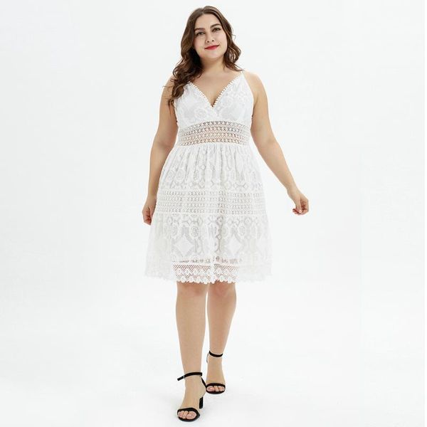 casual dresses plus size party dress women's beach slim lace stitching v-neck hollow high waist strap summer elegant, Black;gray
casual dresses plus size party dress women's beach slim lace stitching v-neck hollow high waist strap summer elegant, Black;gray