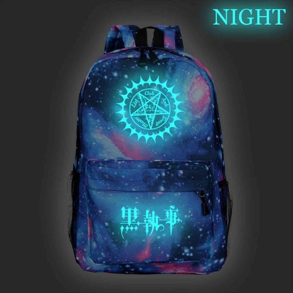 beautiful black butler kuroshitsuji luminous backpack pattern lapknapsack fashion men women boys girls school bag
beautiful black butler kuroshitsuji luminous backpack pattern lapknapsack fashion men women boys girls school bag