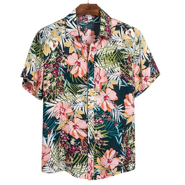 summer hawaiian shirt beach shirts tropical floral casual short sleeve cotton lapel button camisa tee men's, White;black
summer hawaiian shirt beach shirts tropical floral casual short sleeve cotton lapel button camisa tee men's, White;black