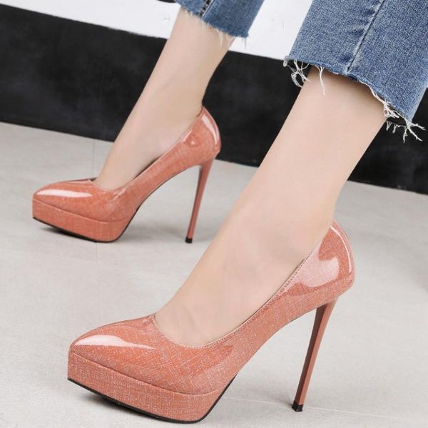 ultra high heel women pumps platform shoes thin 12.5cm pointed toe ladies wedding party female dress, Black
ultra high heel women pumps platform shoes thin 12.5cm pointed toe ladies wedding party female dress, Black