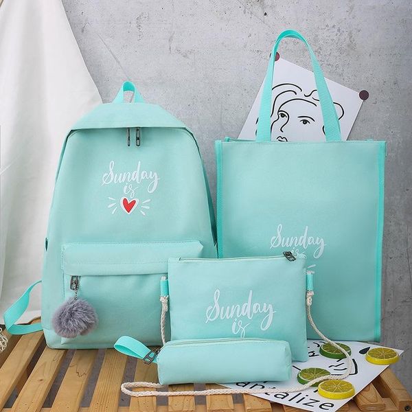 school bags 4 pcs sets casual backpacks canvas for teenage girls women backpack shoulder mochilas rucksacks backbag
school bags 4 pcs sets casual backpacks canvas for teenage girls women backpack shoulder mochilas rucksacks backbag