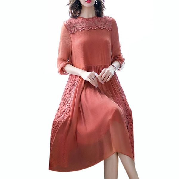 casual dresses spring solid color hollow out dress women vintage long sleeve loose fashion large size xxxl lace o-neck, Black;gray
casual dresses spring solid color hollow out dress women vintage long sleeve loose fashion large size xxxl lace o-neck, Black;gray
