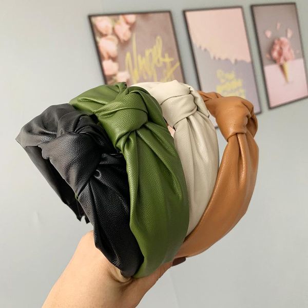 hair clips & barrettes women band bezel pu leather hairbands solid color retro knotted headbands hoop headdress elegant accessories, Golden;silver
hair clips & barrettes women band bezel pu leather hairbands solid color retro knotted headbands hoop headdress elegant accessories, Golden;silver