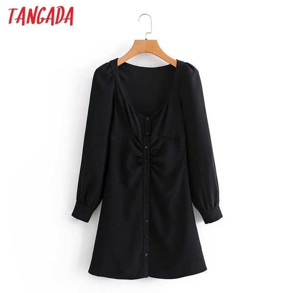 fashion women solid elegant black loose long sleeve square collar ladies short dress je67 210416, Black;gray
fashion women solid elegant black loose long sleeve square collar ladies short dress je67 210416, Black;gray