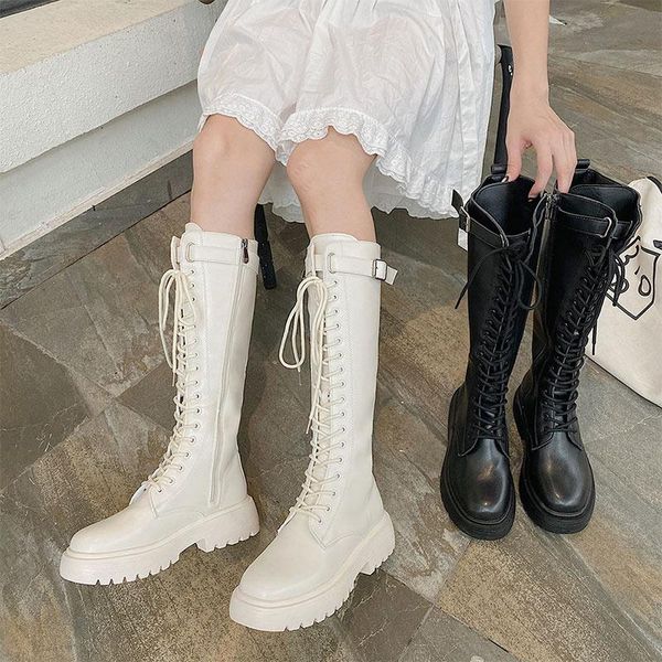 boots 2021fashion summer knight retro college british style thick bottom motorcycle lace up buckle decoration, Black
boots 2021fashion summer knight retro college british style thick bottom motorcycle lace up buckle decoration, Black