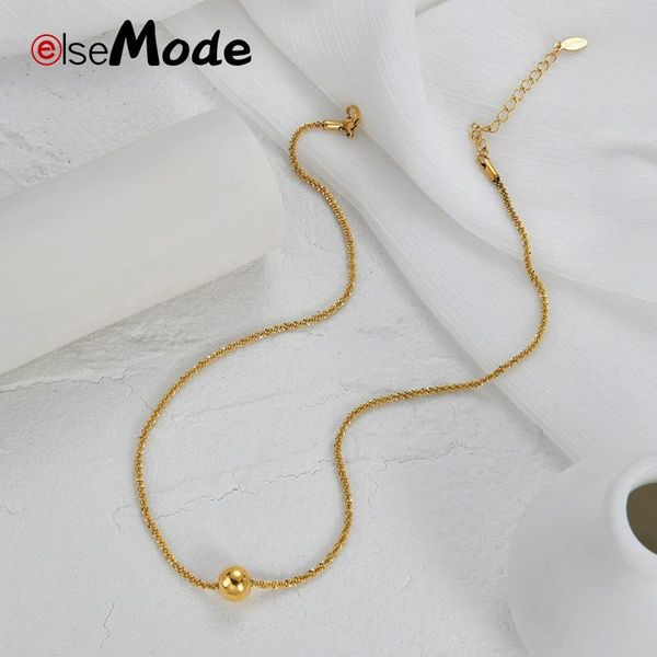 pendant necklaces elsemode simple stainless steel small ball women choker necklace, Silver
pendant necklaces elsemode simple stainless steel small ball women choker necklace, Silver