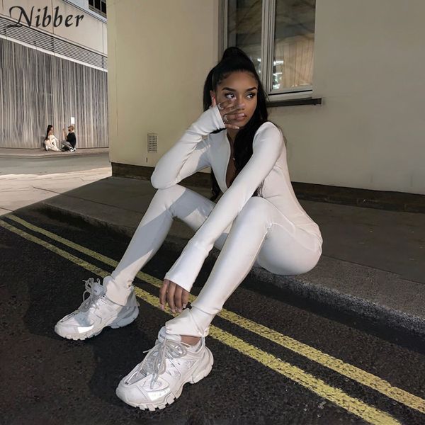 nibber women sport suit casual jumpsuit bodycon fitness suit zipper long sleeve o-neck tracksuit black slim 2021 spring summer, Black;white
nibber women sport suit casual jumpsuit bodycon fitness suit zipper long sleeve o-neck tracksuit black slim 2021 spring summer, Black;white