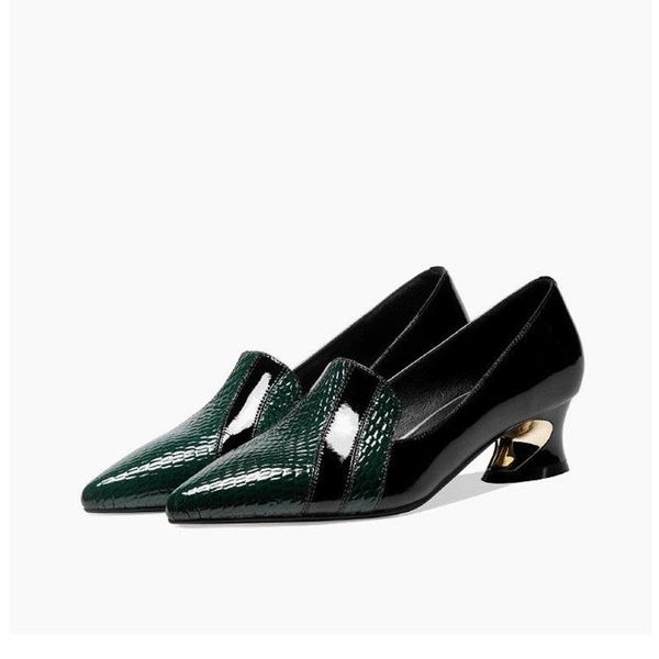dress shoes sapatos femininas women fashion sweet green pu leather pointed toe square heel lady casual wine red high pumps h9200, Black
dress shoes sapatos femininas women fashion sweet green pu leather pointed toe square heel lady casual wine red high pumps h9200, Black