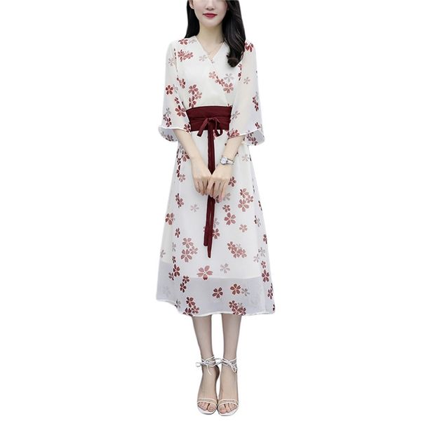 floral chiffon v neck slim dress women apricot white summer korean fashion belt high waist fairy dresses feminina lr785 210531, Black;gray
floral chiffon v neck slim dress women apricot white summer korean fashion belt high waist fairy dresses feminina lr785 210531, Black;gray