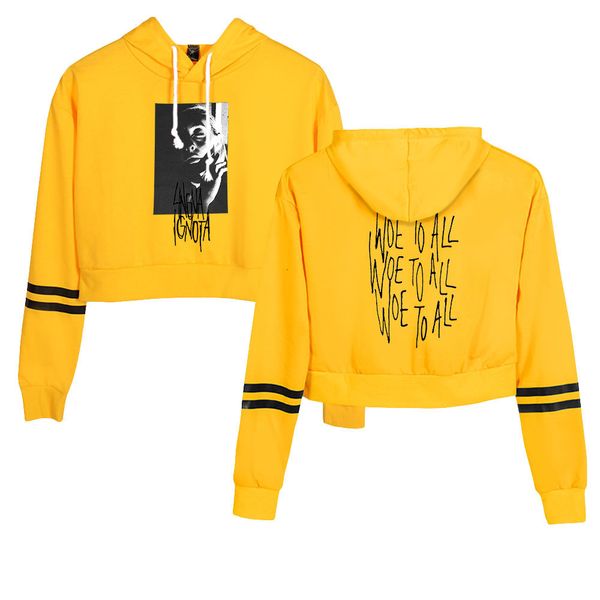 women hoodie lingua ignota female long sleeve navel cropped pullover casual streetwear american singer fashion clothes, Black
women hoodie lingua ignota female long sleeve navel cropped pullover casual streetwear american singer fashion clothes, Black
